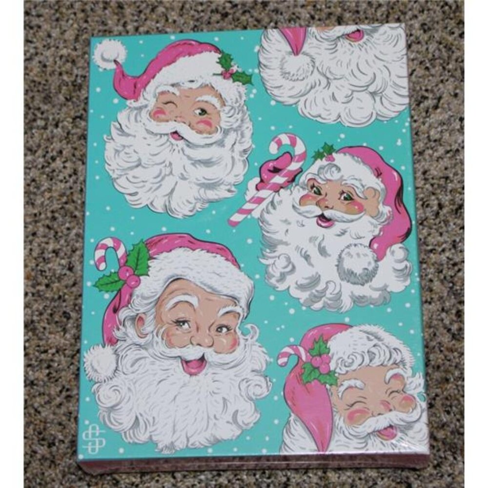 NEW Sealed Simply Southern Santa Claus 1000 Pc Puzzle Pink